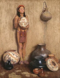 Vendeur de poterie